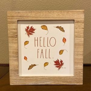 Rae Dunn HELLO FALL Sign